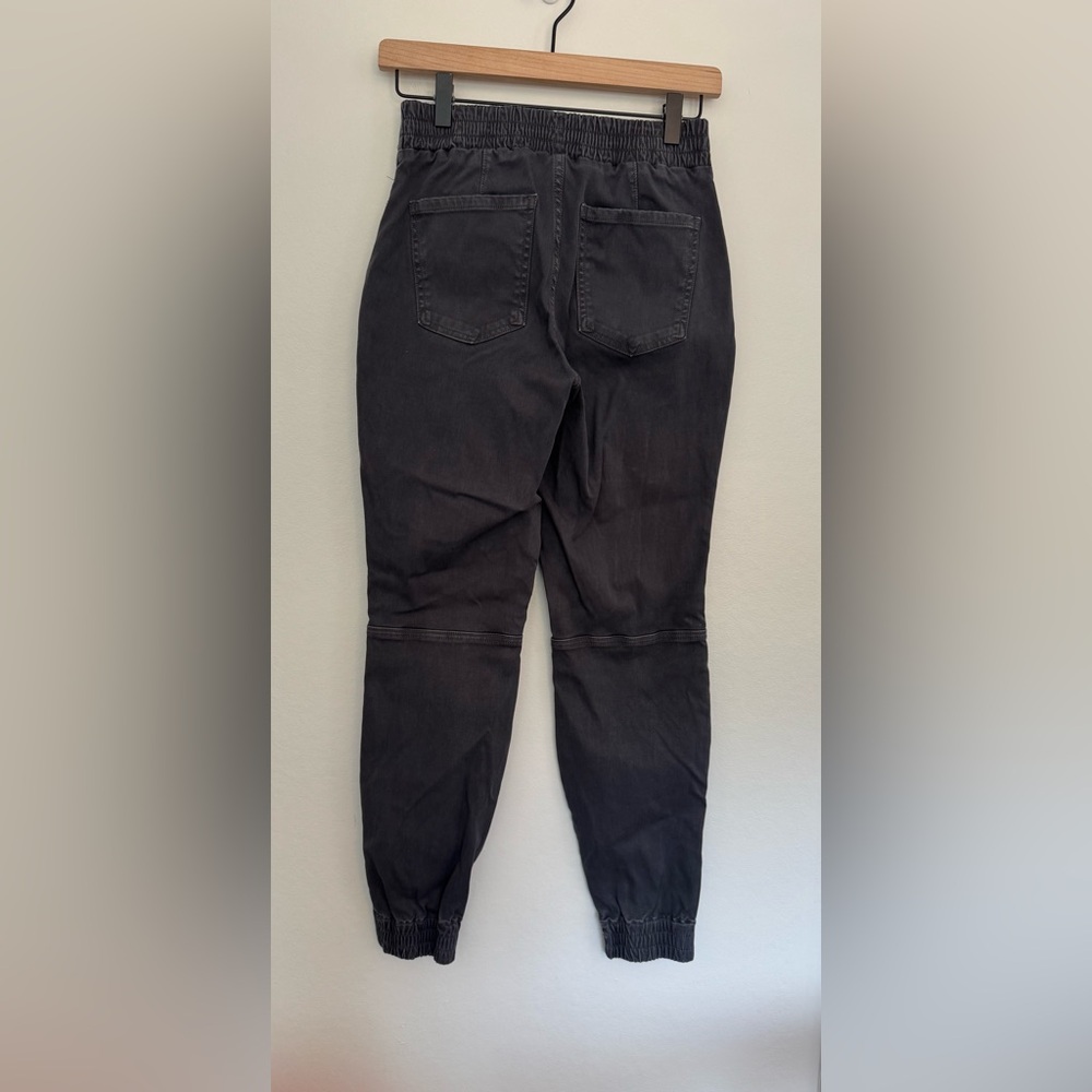 SPANX Womens Washed Black Jogger Stretch Pants - Size Small - Picture 6 of 8